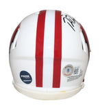 Ron Dayne Autographed Wisconsin Badgers Speed Mini Helmet Beckett 40501