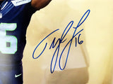 Tyler Lockett Signed Framed 16x20 Photo Seattle Seahawks Tunnel MCS Holo