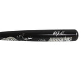 12 New York Yankees Alumni Signed Cooperstown Black MLB Bat - Dave Justice