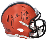 JEREMIAH OWUSU-KORAMOAH Autographed Browns Mini Speed Helmet FANATICS