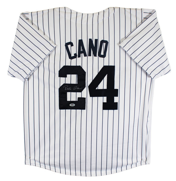 Robinson Cano Authentic Signed White Pinstripe Pro Style Jersey PSA/DNA