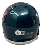 Big Dom DiSandro Signed Philadelphia Eagles Super Bowl 59 LIX Mini Speed Helmet