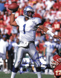 Warren Moon Autographed 8x10 Photo Seattle Seahawks "HOF 06" MCS Holo #63530