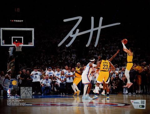 Tyrese Haliburton Autographed/Signed Indiana Pacers 8x10 Photo Fanatics 54412