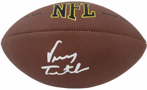 Vinny Testaverde Signed Wilson Super Grip Full Size NFL Football -(SCHWARTZ COA)