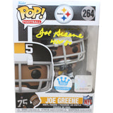 Joe Greene Autographed/Signed Pittsburgh Steelers Funko Pop! #264 Beckett 49035