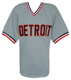 Denny McLain Signed Grey Custom Baseball Jersey w/68 AL MVP - (SCHWARTZ COA)