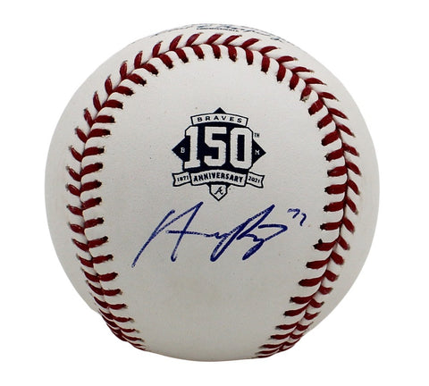 Austin Riley Signed Atlanta Braves Rawlings OML 150th Anniversary Baseball