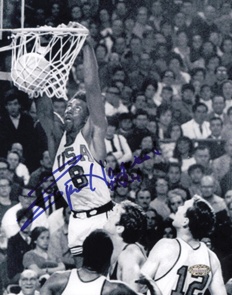 Spencer Haywood Autographed 8x10 Photo Team USA Basketball Team MCS 87405