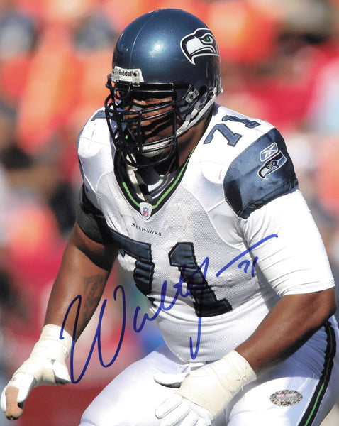Walter Jones Autographed Signed 8x10 Photo Seattle Seahawks MCS Holo #63294