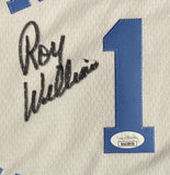 Roy Williams Signed White UNC Jordan Brand Limited Basketball Medium Jersey JSA