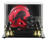 Bills James Cook Authentic Signed Rave Speed Mini Helmet W/ Case BAS Witnessed