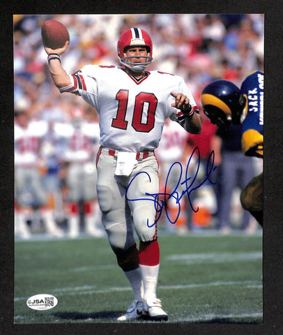 Steve Bartkowski Signed/Autographed 8x10 Photo Falcons JSA 214187