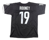 Dennis Quaid Any Given Sunday Signed Black Rooney Football Jersey JSA QR