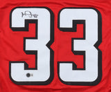 Michael Turner Signed Atlanta Falcons Jersey (Beckett) 2xPro Bowl Running Back