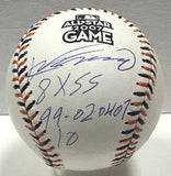 Angels VLADIMIR GUERRERO Signed 2007 All Star LOGO Baseball AUTO w/ Scripts JSA