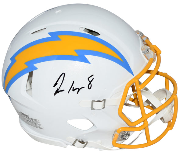OMARION HAMPTON SIGNED LOS ANGELES CHARGERS AUTHENTIC SPEED HELMET BECKETT