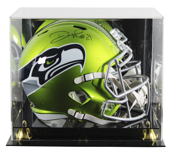 Seahawks Devon Witherspoon Signed Flash Full Size Speed Rep Helmet W/ Case BAS W