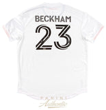DAVID BECKHAM Autographed Inter Miami CF 2021 Authentic White Jersey PANINI