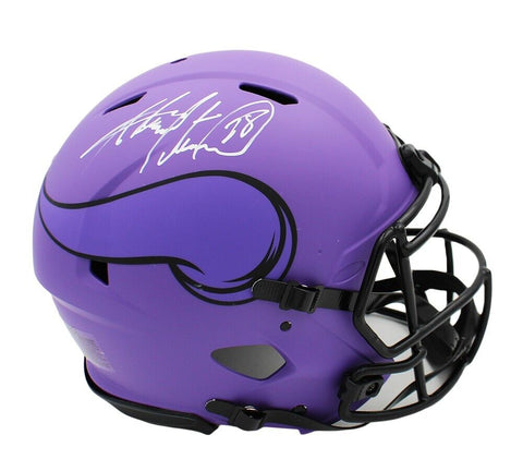 Adrian Peterson Signed Minnesota Vikings Speed Authentic Rave NFL Helmet