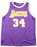 Shaquille O'Neal Signed Los Angeles Lakers Jersey (AI Hologram) 4xNBA Champion