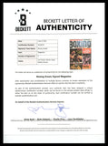 Joe Frazier, Lopez & Chacon Autographed International Boxing Magazine Beckett
