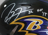 Ray Lewis Autographed Baltimore Ravens F/S Speed Authentic Helmet