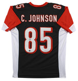 Chad Johnson Authentic Signed Black Pro Style Jersey BAS Witnessed
