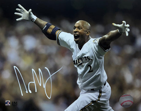 NYJER MORGAN - Milwaukee Brewers - Signed 8x10 Photo #3 AUTO