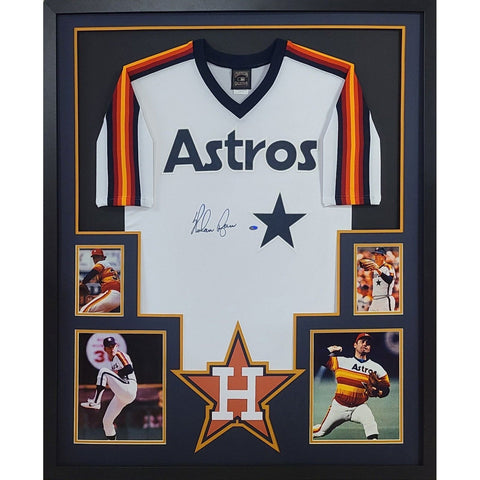 Nolan Ryan Autographed Signed Framed Houston Astros Jersey TRISTAR