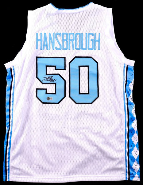 Tyler Hansbrough Signed North Carolina Tar Heels Jersey (Beckett) 2009 Pacers Pk