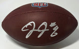 Packers Running Back JOSH JACOBS Signed Wilson NFL Replica Football AUTO - BAS