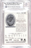 Michael Strahan Signed 2006 Bowman Sterling #BS-MIS Card BAS 38980