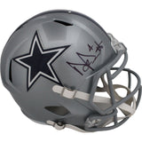 Dak Prescott Autographed Dallas Cowboys F/S Helmet Beckett 46405
