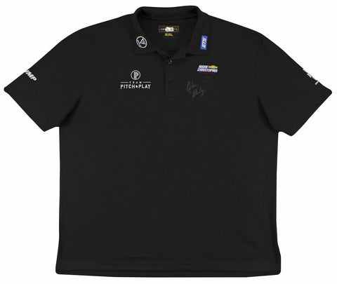 John Daly Authentic Signed Match Worn Black Loudmouth Polo Shirt BAS #BK84778