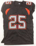 Chris Harris Jr. Signed Denver Broncos Color Rush Pro Cut Jersey (Beckett) D.B.
