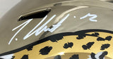 Travis Hunter Signed Jacksonville Jaguars FS Chrome Speed Replica Helmet BAS