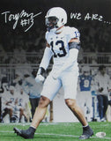 Tony Rojas Autographed/Inscribed 11x14 Photo Penn State JSA 195660