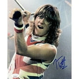 Joe Elliott Signed 8x10 Young Def Leppard Photo JSA ITP