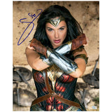 Gal Gadot Autographed 2017 Wonder Woman Warrior Princess 11x14 Photo