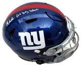 Abdul Carter Signed/Insc Full Size SpeedFlex Helmet NY Giants BAS/Beckett 196740