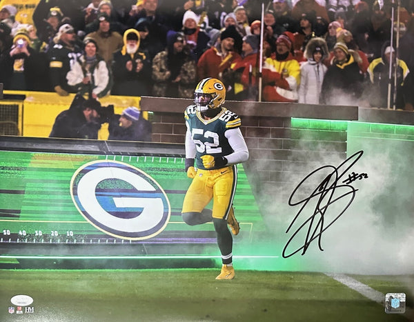 Packers Linebacker RASHAN GARY Signed 16x20 Photo #1 AUTO - JSA