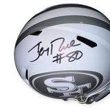 Jerry Rice 49ers Autographed Full Size Replica Helmet Beckett