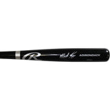Wade Boggs Autographed Boston Red Sox Black Baseball Bat Beckett Witness 58185