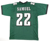 Asante Samuel Sr. Signed Philadelphia Jersey (JSA COA) Eagles 4xPro Bowl D.B.