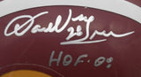 Darrell Greene HOF Redskins Signed/Inscribed Mini Football Helmet JSA 211967