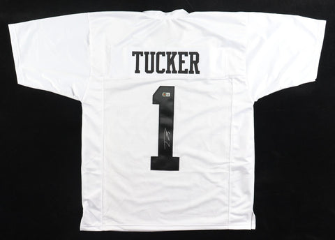 Tre Tucker Signed Las Vegas Raiders Jersey (Beckett) Ex Bearcat Wide Receiver