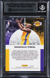 Shaquille O'Neal Signed 2019 Donruss Optic Winner Stays Purple #17 Card BAS Slab