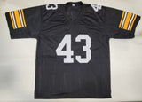 TROY POLAMALU SIGNED AUTOGRAPHED CUSTOM XL PRO STYLE JERSEY JSA HOLOGRAM