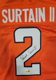 PATRICK SURTAIN II AUTOGRAPHED SIGNED PRO STYLE CUSTOM XL JERSEY BECKETT QR COA